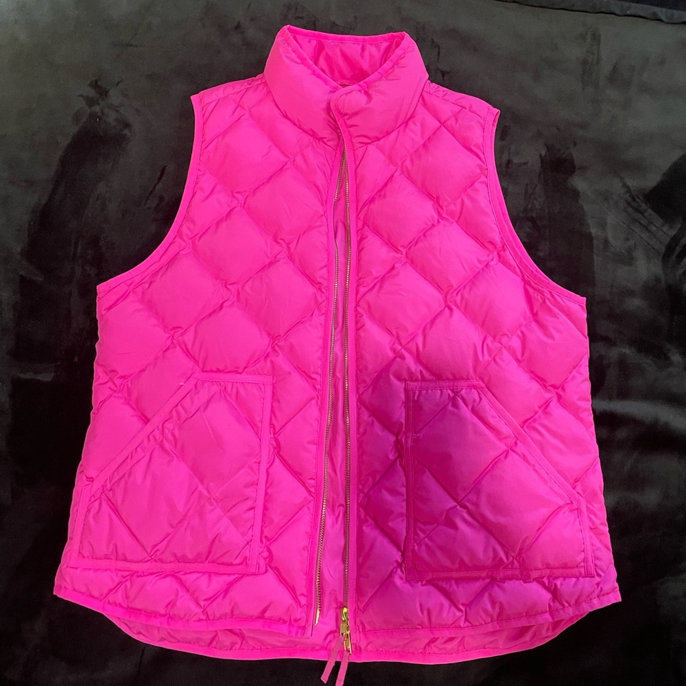 J. Crew Down Material Quilted Vest